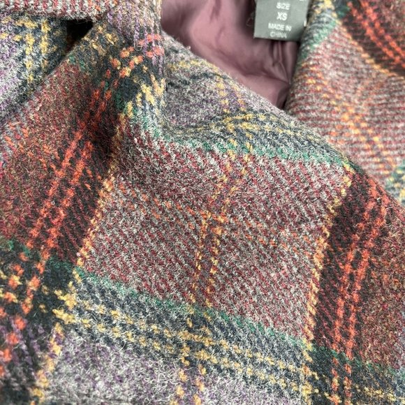 Moda International for Victoria's Secret Wool Pea Coat, Purple, Size XS - Picture 4 of 14